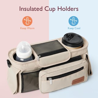 Foto 6 | Organizador Universal Para Cochecitos Momcozy Con Portavasos Aislante - Venta Internacional.