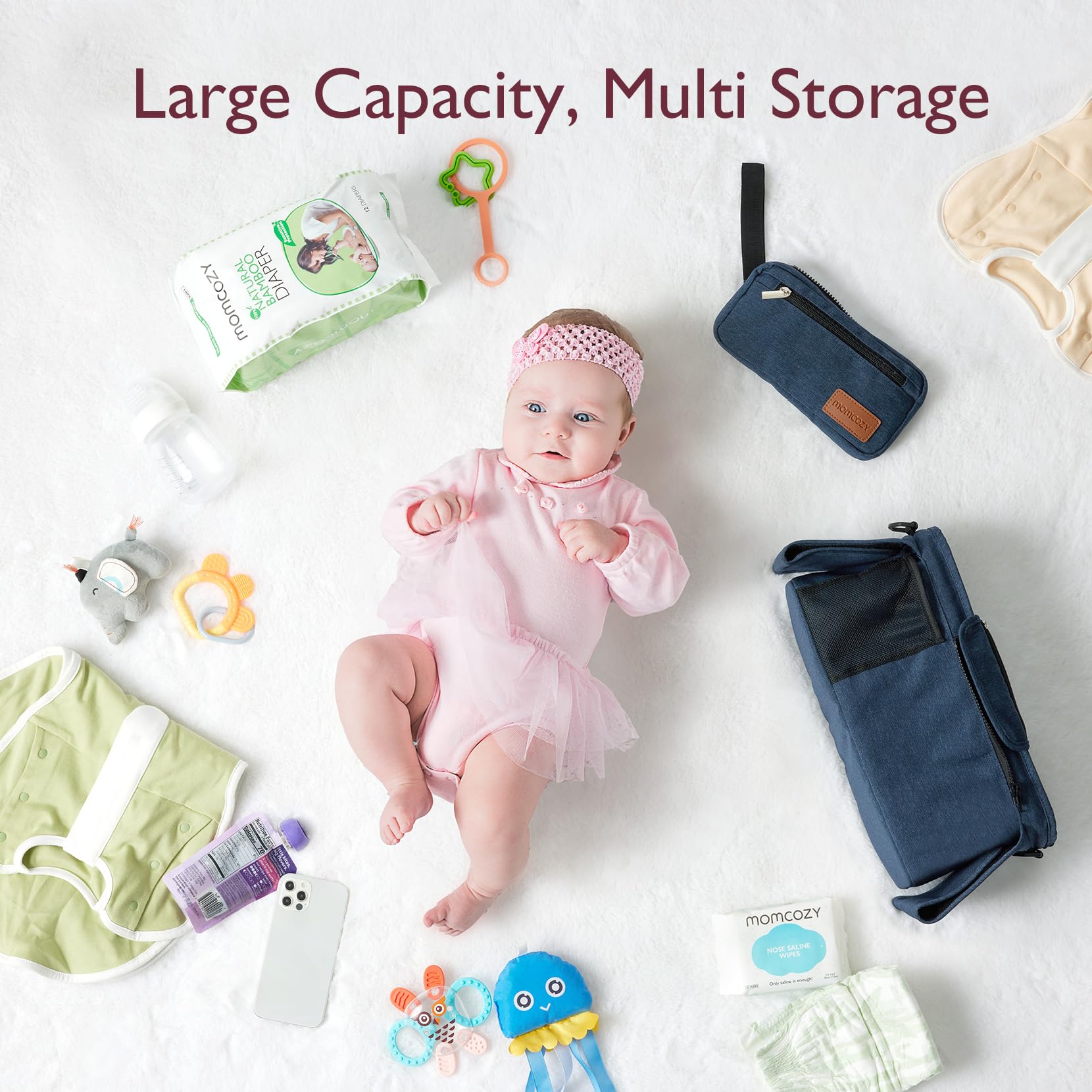 Foto 4 pulgar | Organizador Universal Para Cochecitos Momcozy Con Portavasos Aislante - Venta Internacional.