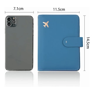 Foto 4 | Porta Pasaporte , Documentos Funda Protectora Viaje Eo Safe Imports Esi-19721 Azul