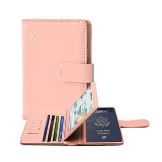 Foto 2 | Porta Pasaporte Funda Documentos Protectora Viaje Con Rfid Eo Safe Imports Esi-19720 Rosa