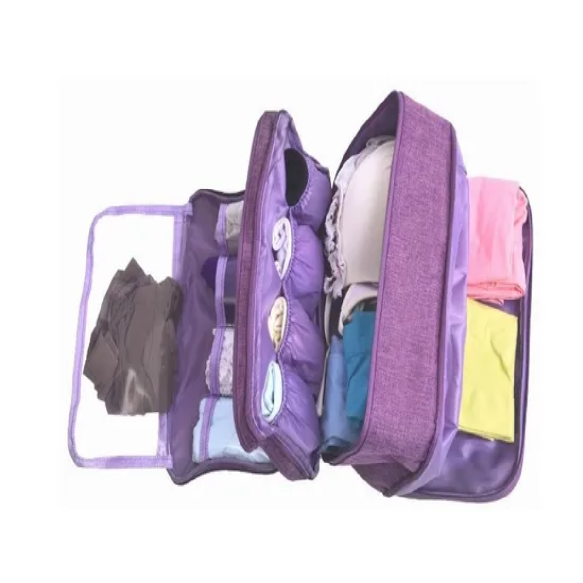 Foto 2 | Bolsa De Almacenamiento De Ropa Interior Multifuncional Eo Safe Imports Esi-19727 Purpura