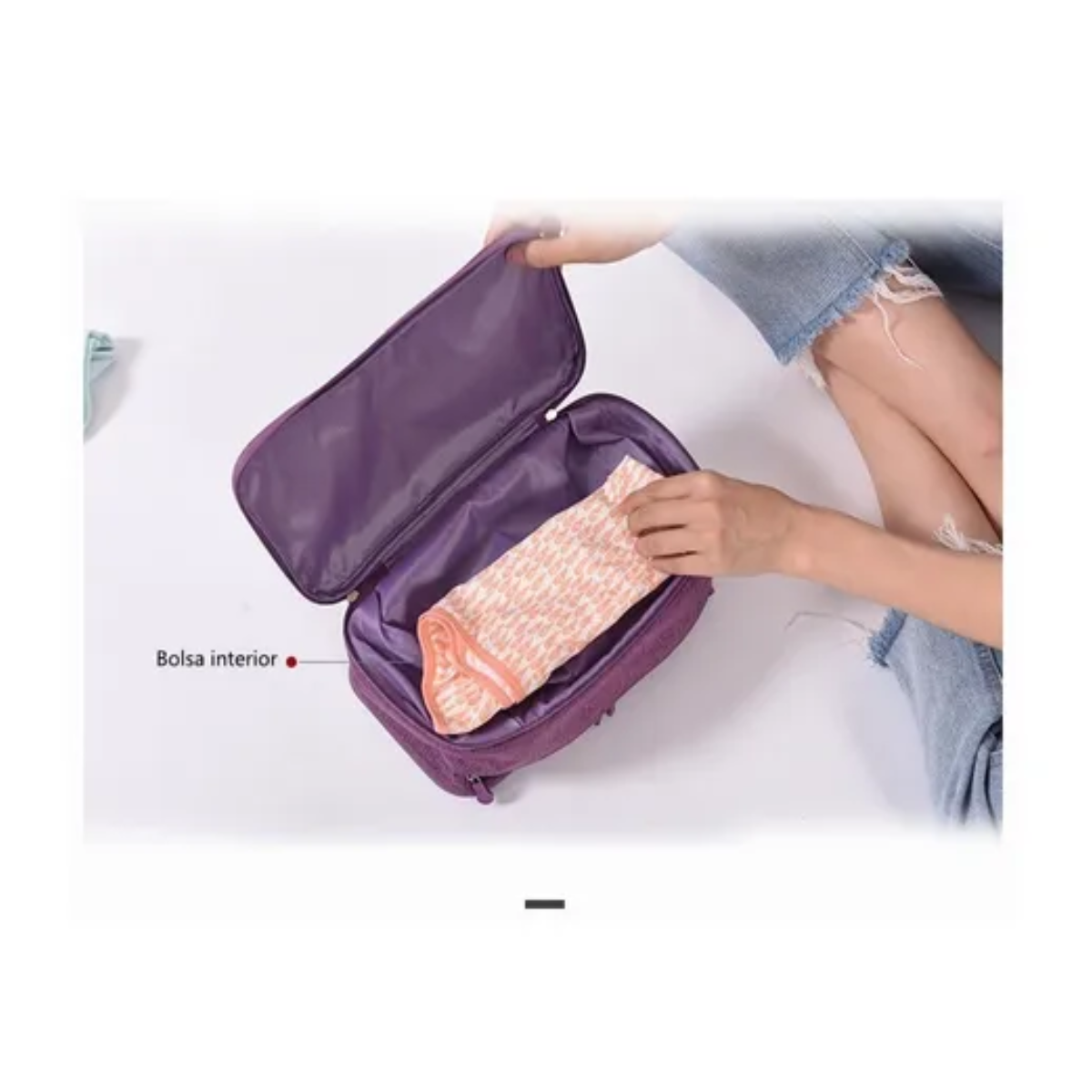 Foto 5 pulgar | Bolsa De Almacenamiento De Ropa Interior Multifuncional Eo Safe Imports Esi-19727 Purpura