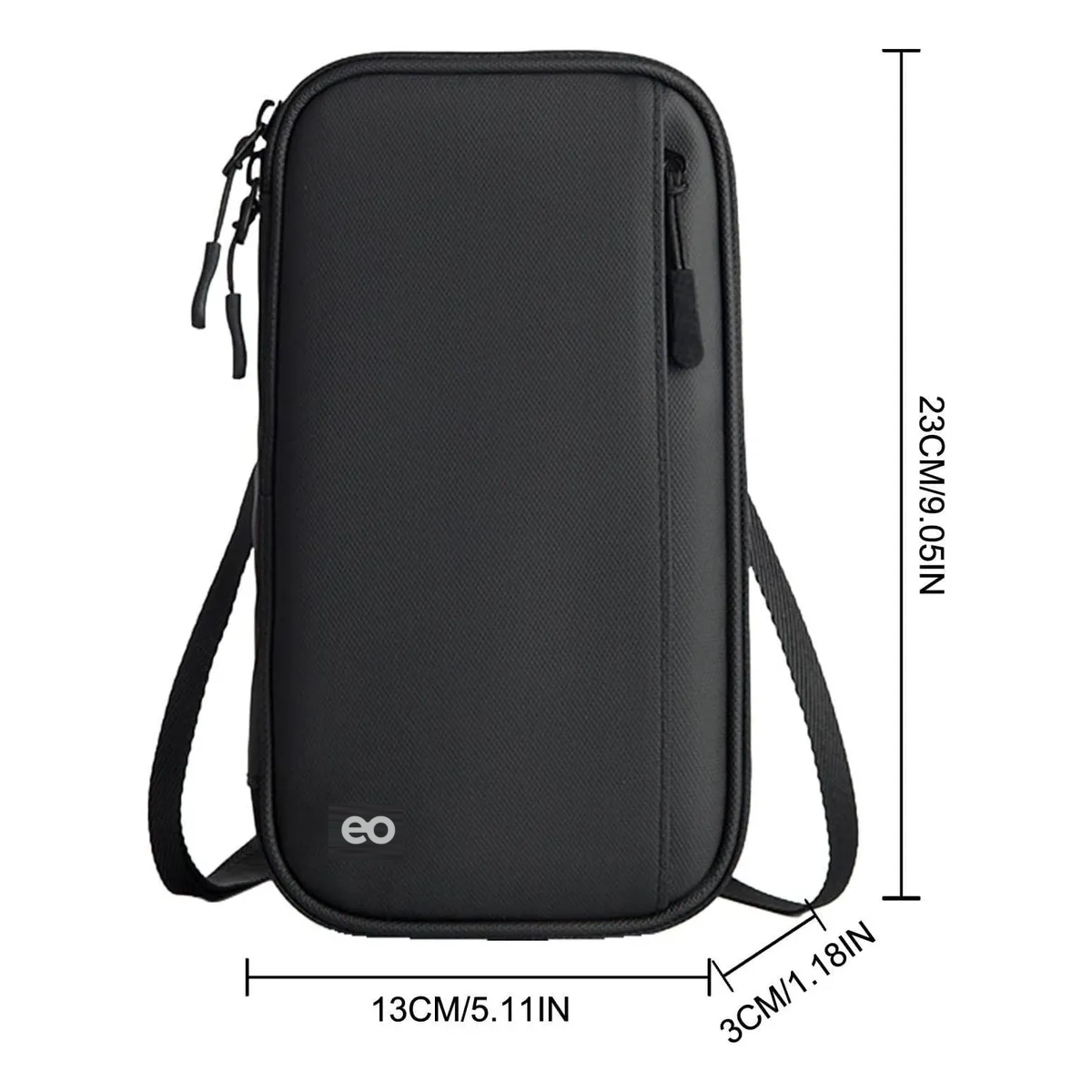 Foto 4 pulgar | Cartera Porta Documentos Eo Safe Imports Esi-19725 Negra