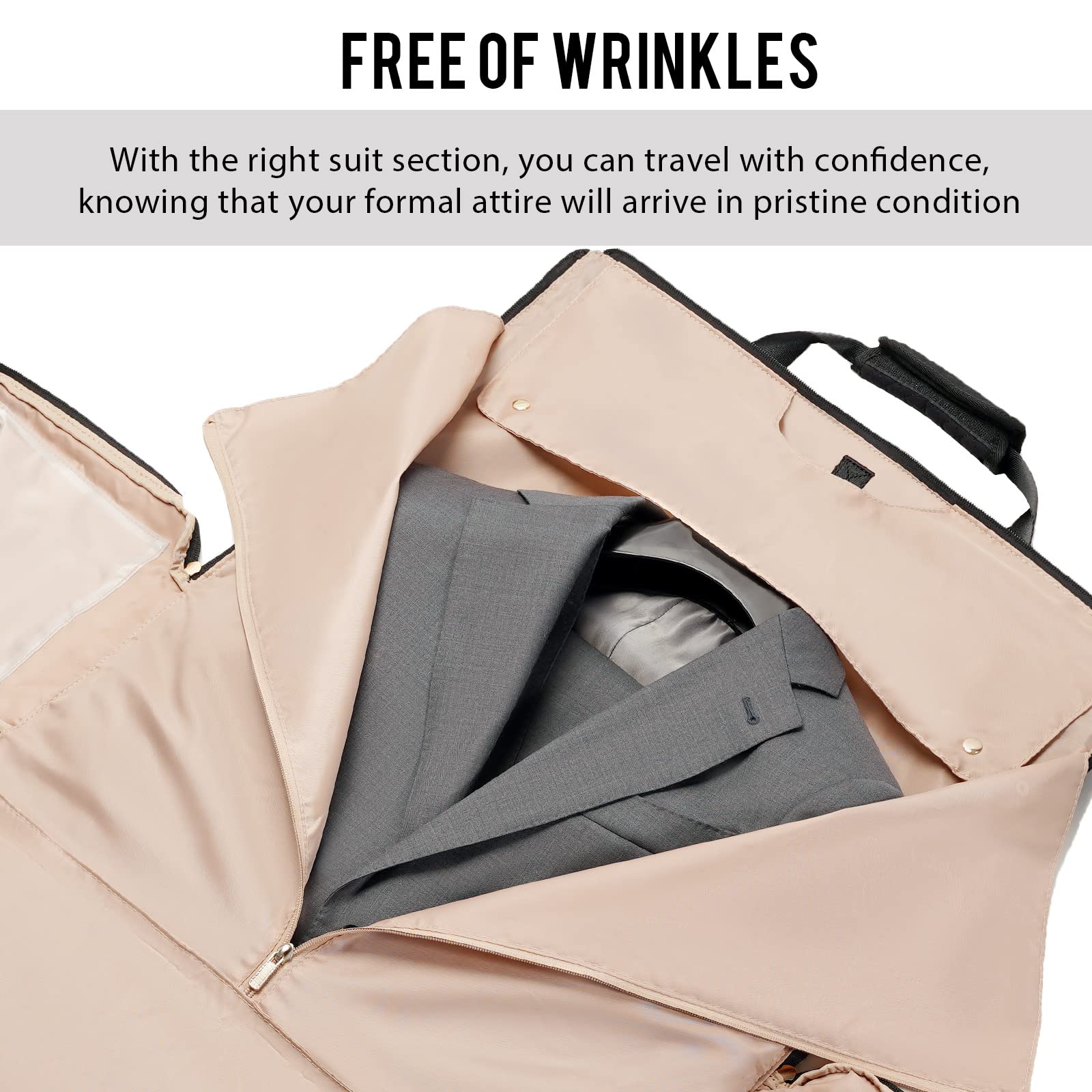 Foto 2 | Bolsa De Viaje Convertible Coolife Para Ropa Con Funda Para Zapatos - Venta Internacional.