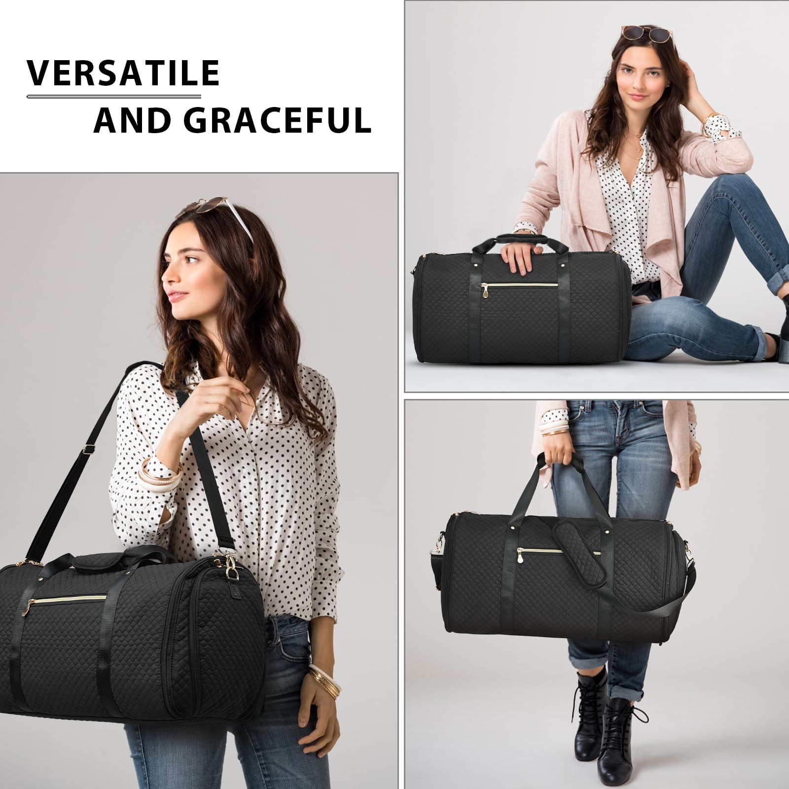 Foto 6 pulgar | Bolsa De Viaje Convertible Coolife Para Ropa Con Funda Para Zapatos - Venta Internacional.