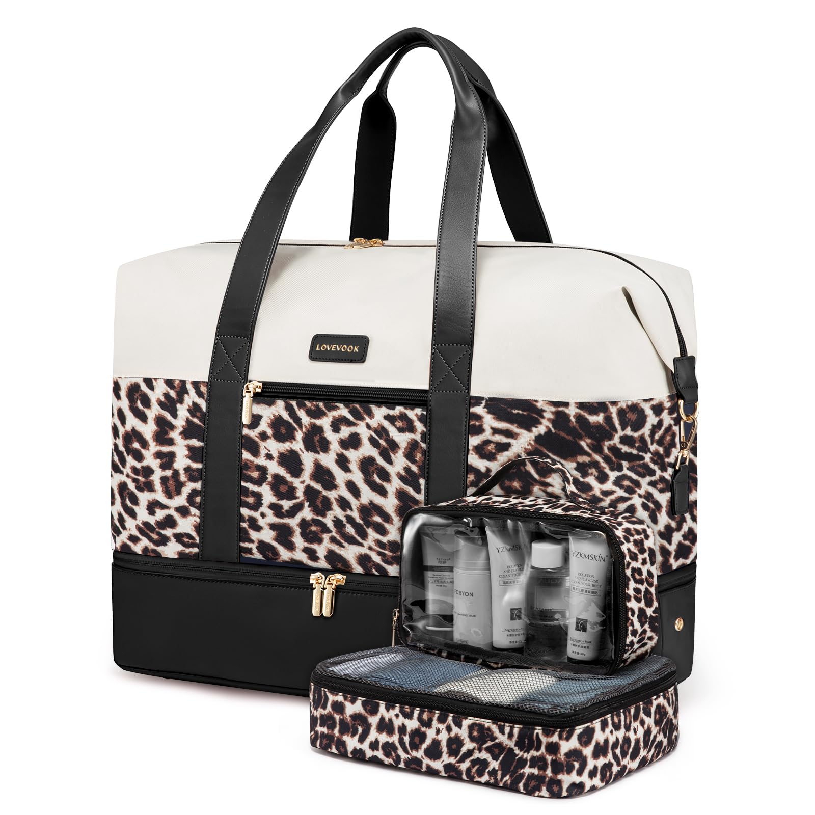 Foto 2 pulgar | Bolsa De Viaje Lovevook Weekender Con 2 Cubos De Embalaje Para Mujer - Venta Internacional.