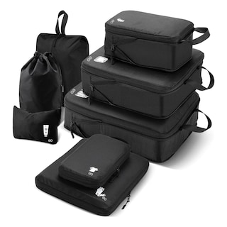 Foto 1 | 8pcs Bolsas Organizadoras Raga De Maletas Viaje Compresible Eo Safe Imports Esi-20039 Negro