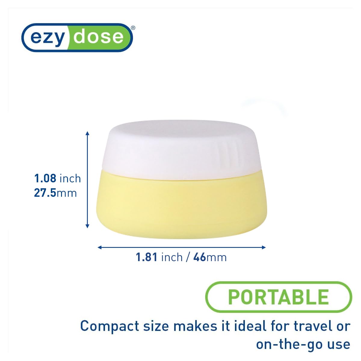 Foto 3 pulgar | Tarro De Silicona Ezy Dose  Contenedor De Viaje Multiusos  Paquete De 3 - Venta Internacional.
