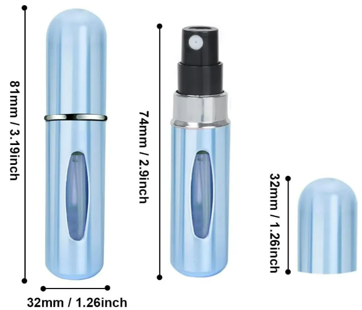 Foto 4 pulgar | Xtellar Set De 10 Atomizadores De Perfume Recargables Mini  Prácticos Y Elegantes Para Viajes