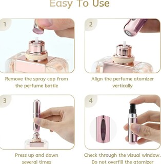 Foto 3 | Xtellar Set De 8 Atomizadores De Perfume Premium Mini Portátiles Para Viajes