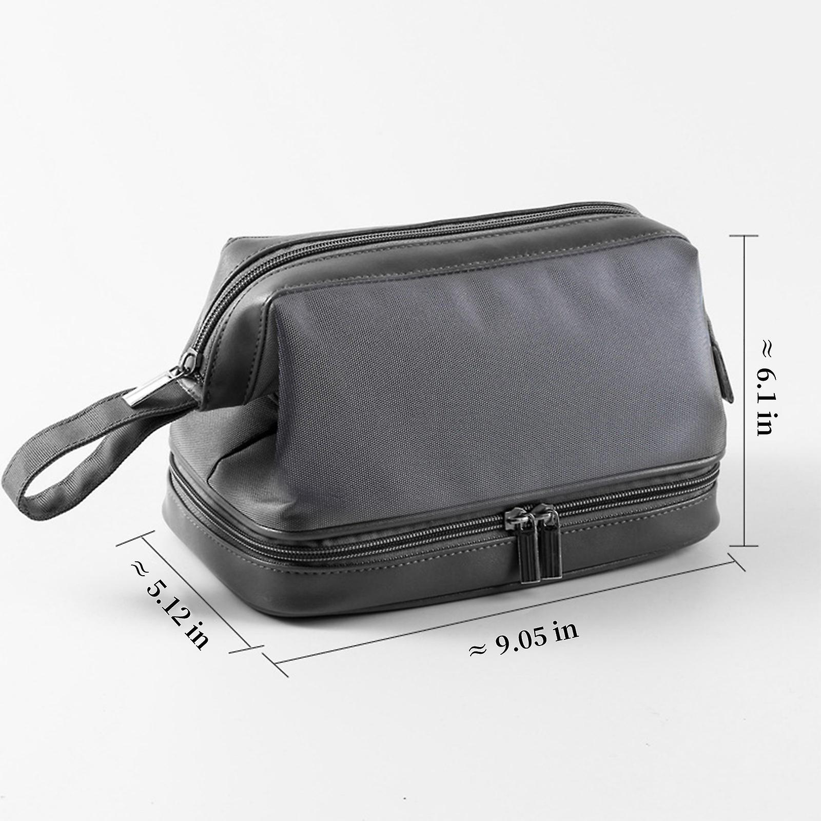 Foto 3 | Bolsa De Lavado Huoguo Separación En Seco Y Húmedo De Doble Capa De Nailon Gris - Venta Internacional.
