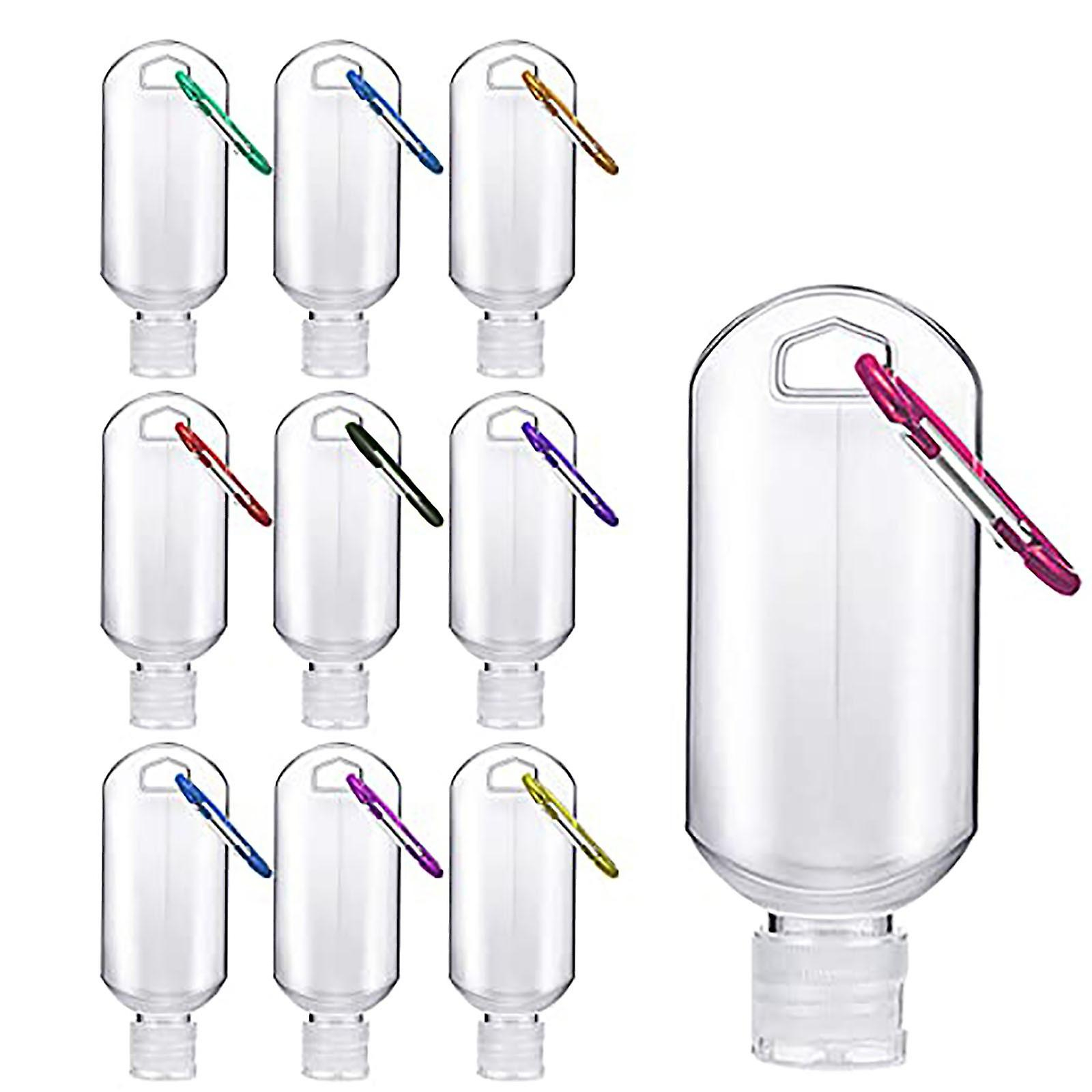 Foto 2 pulgar | Botellas De Plástico Transparente De Viaje Para Llaveros De 50 Ml (10 Piezas) Huoguo - Venta Internacional.