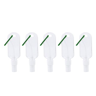 Foto 1 | Juego De Botellas En Aerosol Con Forma De Llavero 60 Ml Desinfectante Para Manos De Viaje X5 - Venta Internacional.