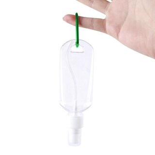 Foto 4 | Juego De Botellas En Aerosol Con Forma De Llavero 60 Ml Desinfectante Para Manos De Viaje X5 - Venta Internacional.