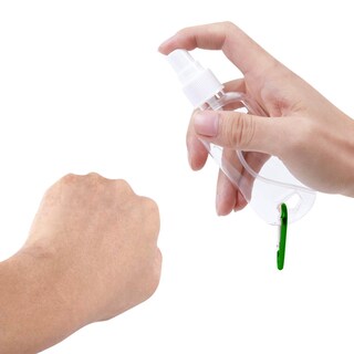 Foto 5 | Juego De Botellas En Aerosol Con Forma De Llavero 60 Ml Desinfectante Para Manos De Viaje X5 - Venta Internacional.