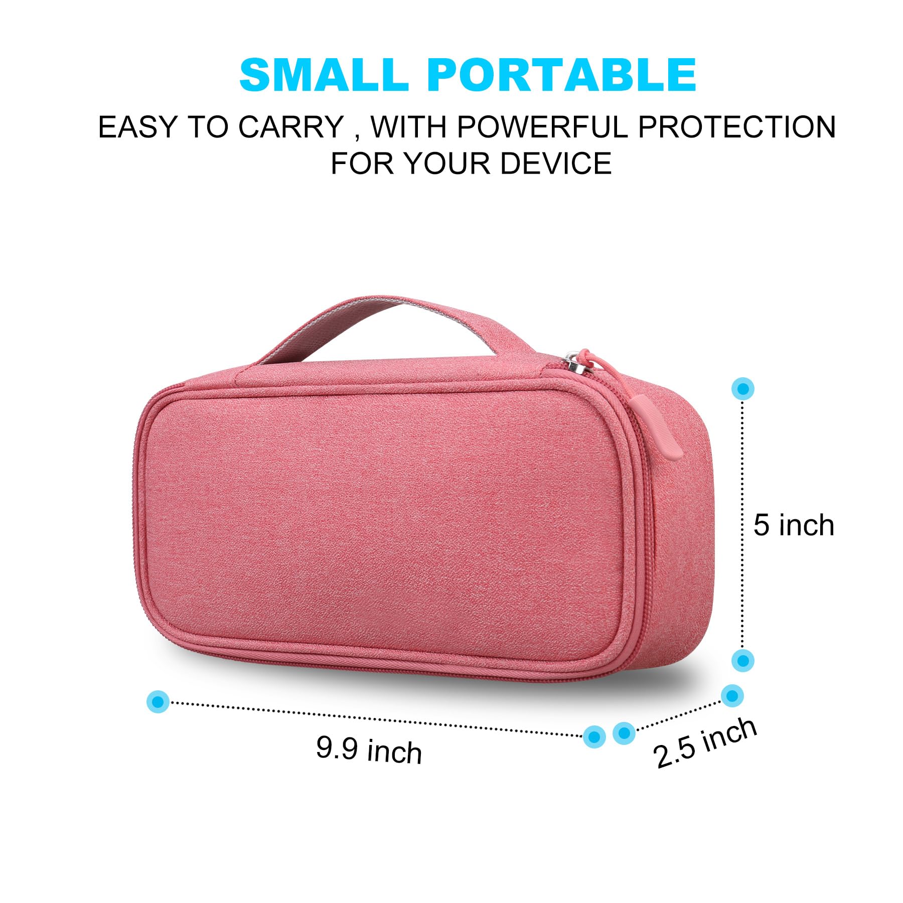 Foto 5 pulgar | Bolsa Organizadora De Cables De Viaje Lacdo Electronic Pink - Venta Internacional.