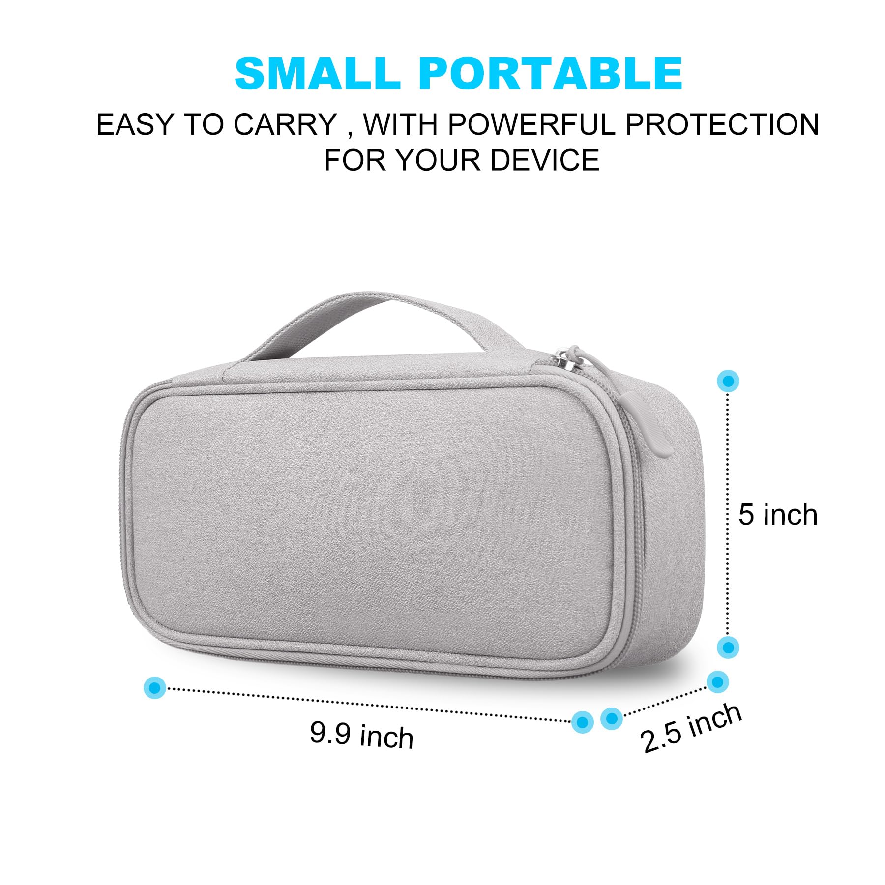 Foto 5 pulgar | Bolsa Organizadora De Cables De Viaje Lacdo Electronic Gray - Venta Internacional.