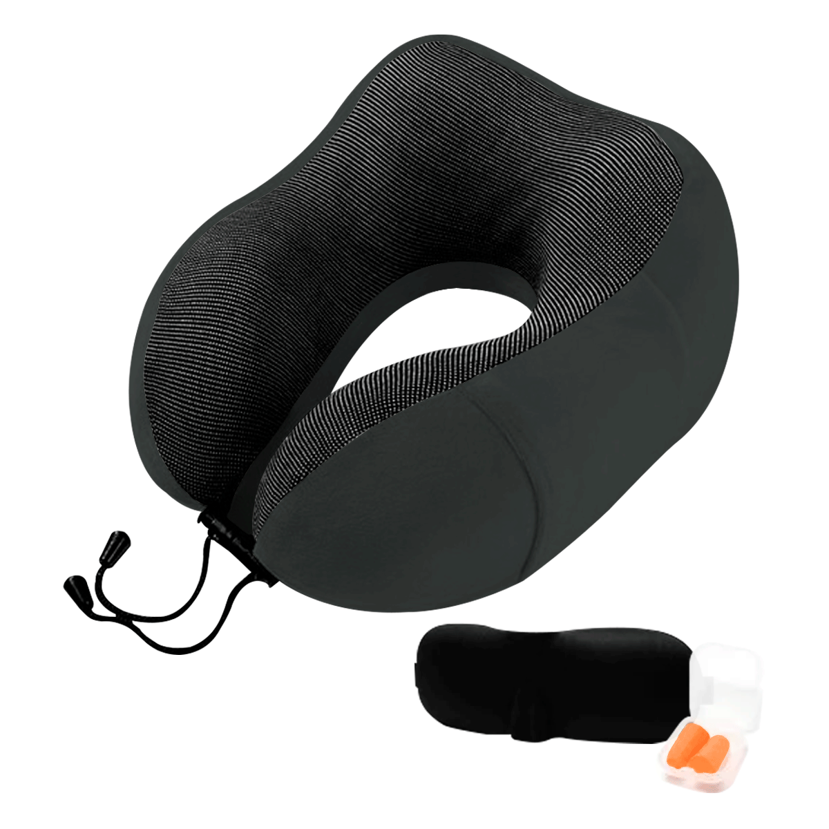 Foto 1 | Almohada Cojín de Cuello para Viaje Gris Linum 100% Memory Foam