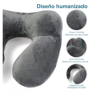 Foto 3 | Almohada de Cuello Inflable Eo Safe Imports Esi-11638 Gris