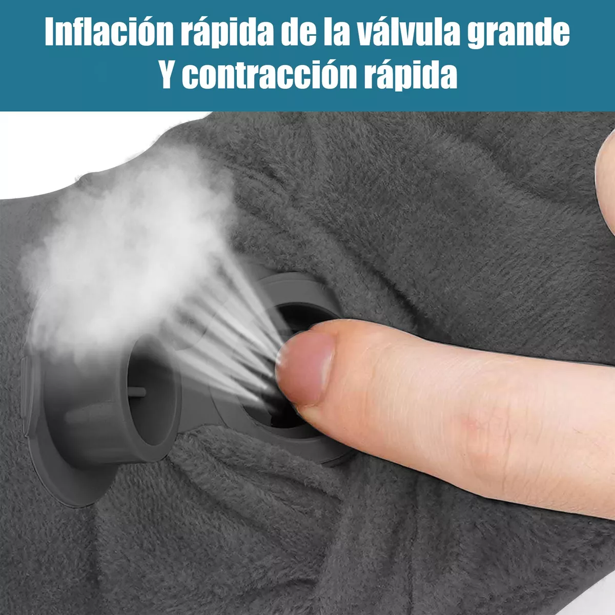 Foto 4 | Almohada de Cuello Inflable Eo Safe Imports Esi-11638 Gris