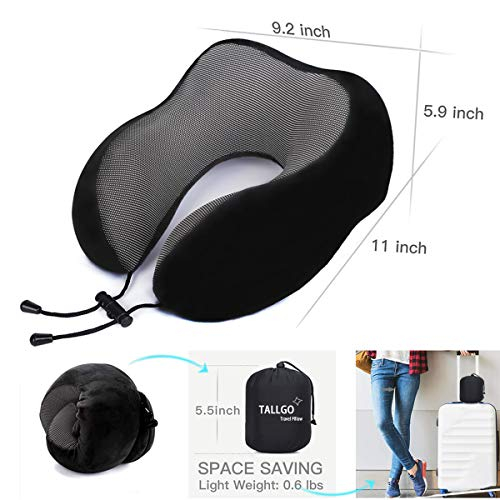 Foto 5 pulgar | Almohada de Viaje Tallgo de Espuma Viscoelástica - Venta Internacional