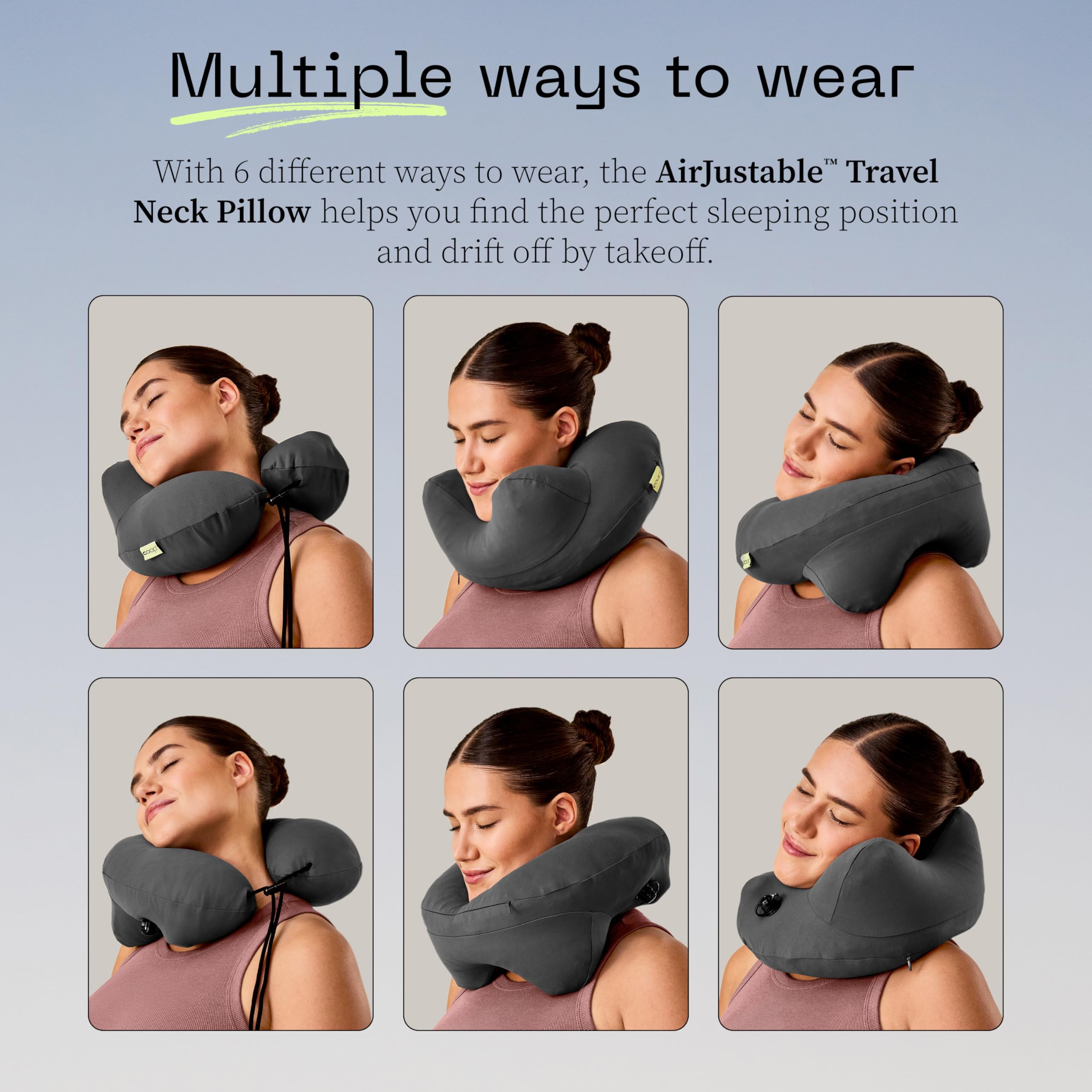 Foto 5 pulgar | Almohada para Cuello Coop Home Goods Inflable- Venta Internacional