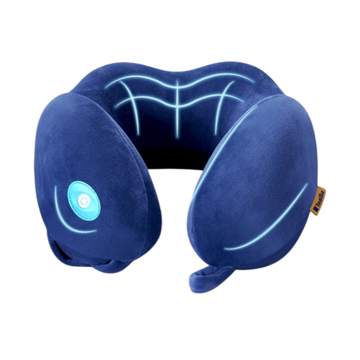 Foto 1 | Almohada Cojín Lumbar con Masajeador y Memory Foam Azul