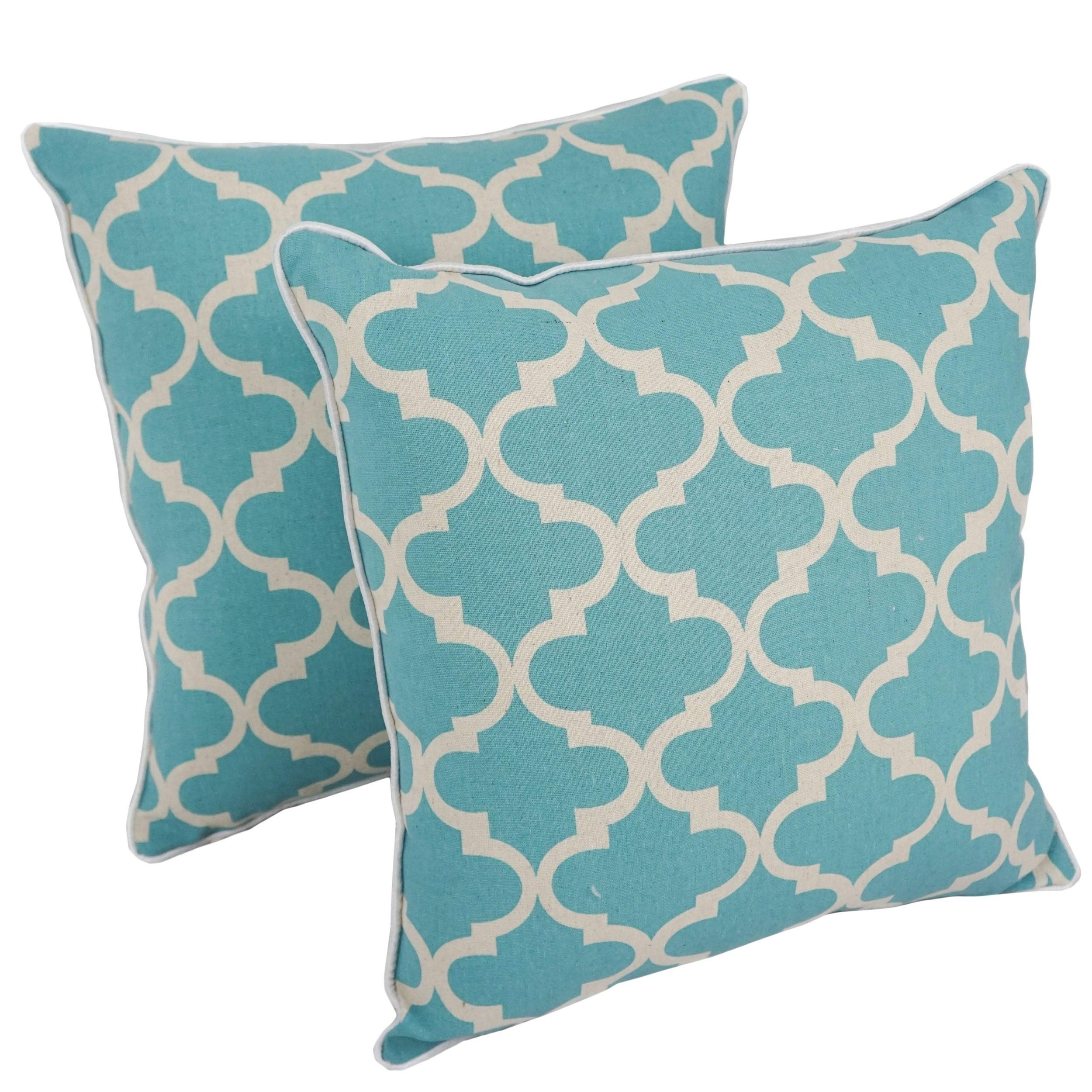 Foto 1 | Almohada Blazing Agujas Estampadas Con Cordones, 18 Cm, Azul (2) - Venta Internacional.