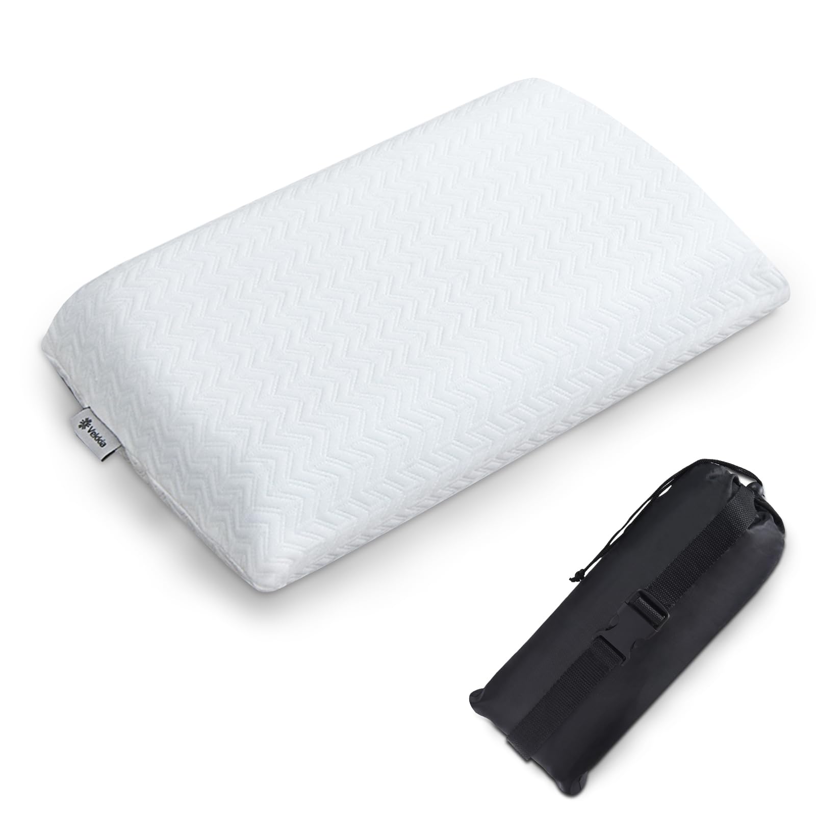 Foto 2 pulgar | Almohada de Viaje Vekkia Viscoelástica Comprimible con Funda - Venta Internacional
