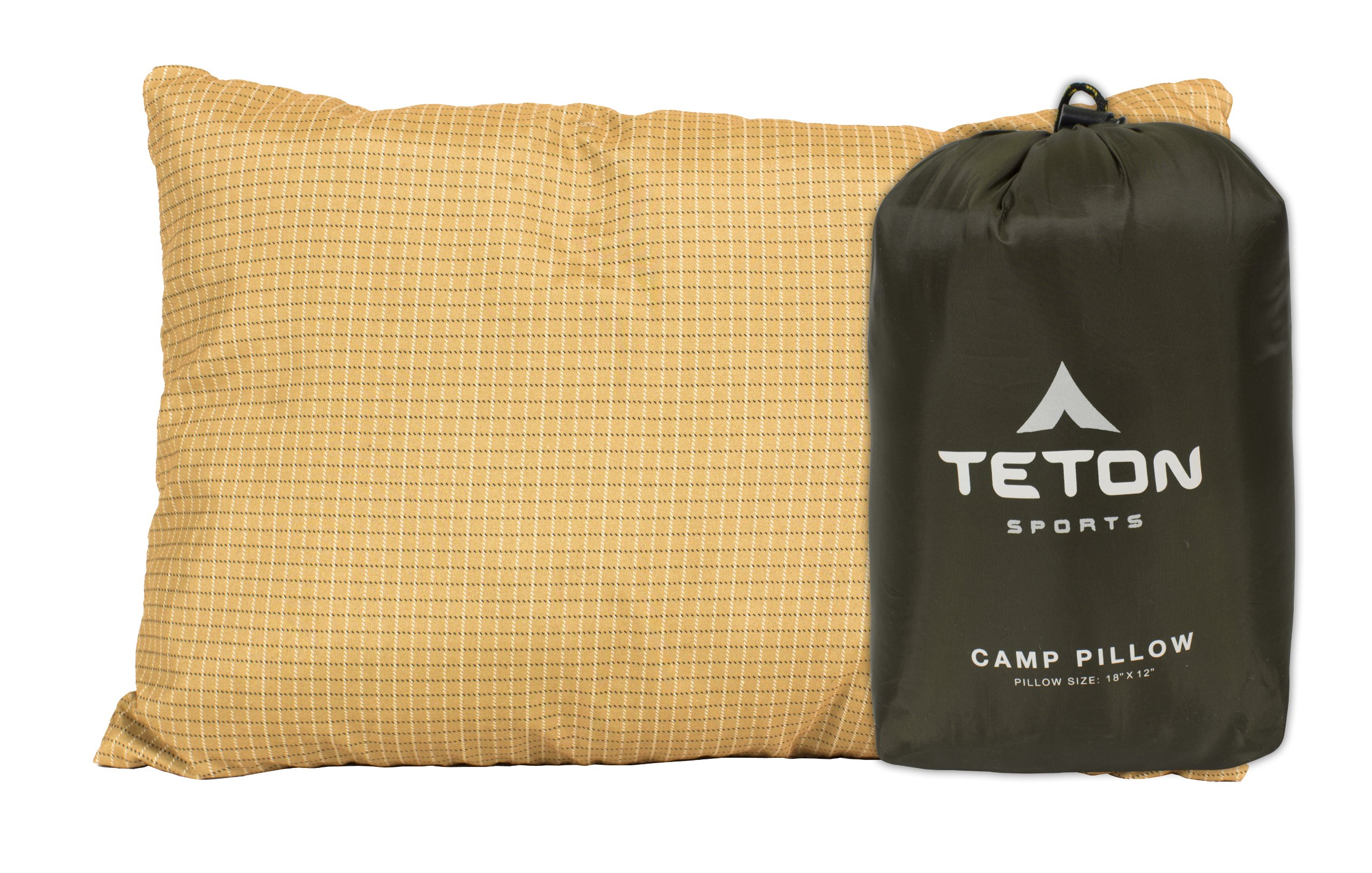 Foto 2 pulgar | Almohada Teton Sports Camp, Lavable, Verde, 30 X 45 Cm, 270 G - Venta Internacional.