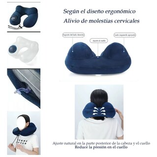Foto 4 | Almohada de Viaje Eo Safe Imports Esi-19729 Azul