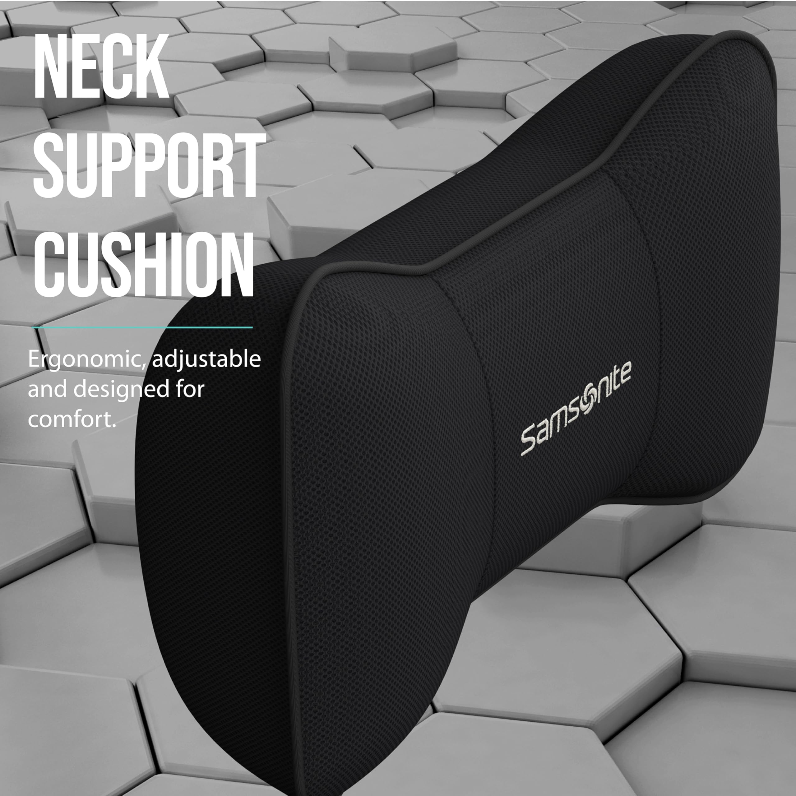 Foto 7 pulgar | Almohada Cervical De Viaje Samsonite Boost Driving Comfort Black - Venta Internacional.