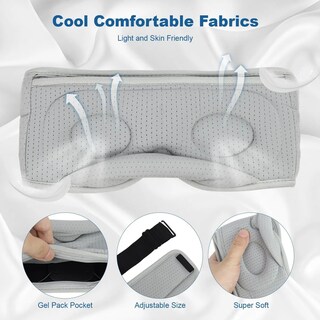 Foto 2 | Gafas Para Dormir Belug Bluetooth Con Auriculares Gris