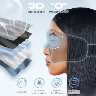 Foto 3 | Gafas Para Dormir Belug Bluetooth Con Auriculares Gris