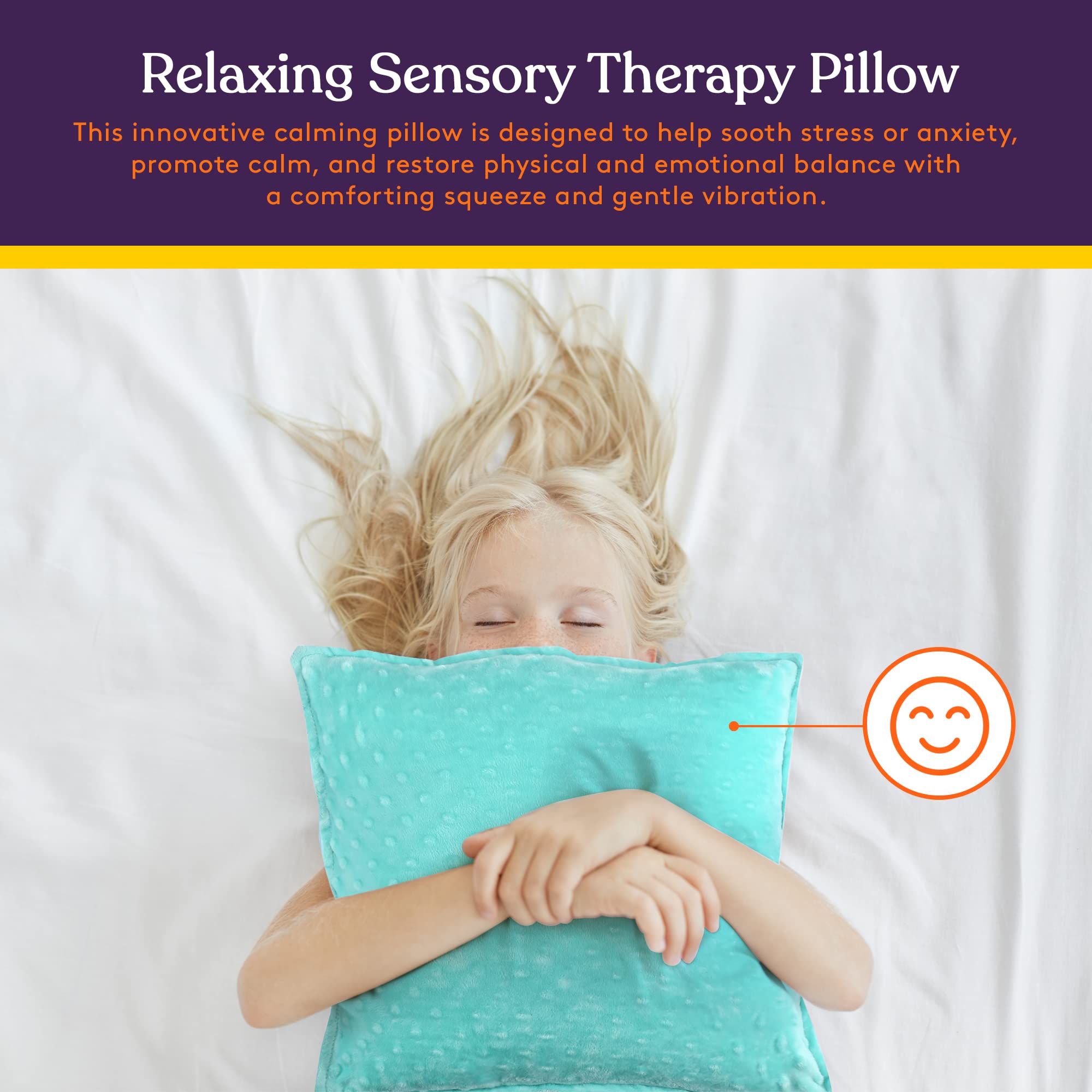 Foto 8 pulgar | Almohada Sensorial Vibratoria  Suministros Especiales Para Niños Y Adultos  Color Azul - Venta Internacional.