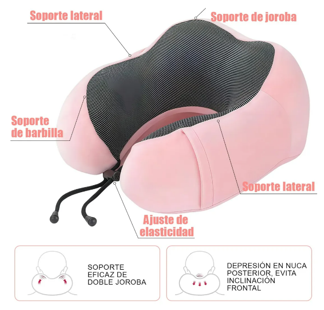 Foto 3 pulgar | Almohada de Viaje Xtellar Memory Foam