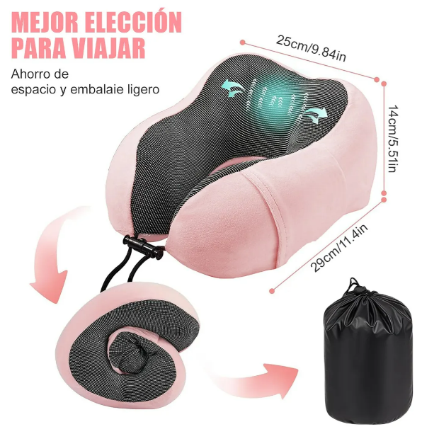 Foto 5 pulgar | Almohada de Viaje Xtellar Memory Foam
