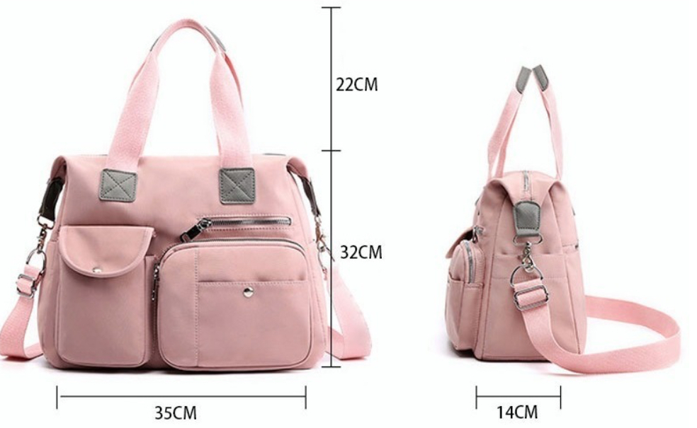 Foto 4 pulgar | Bolso Multifuncional De Las Mujeres Urbanas De Moda Original Funbu Rosa