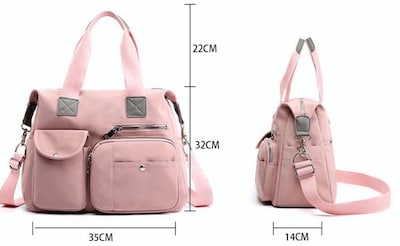 Foto 3 | Bolso Multifuncional De Las Mujeres Urbanas De Moda Original Funbu Rosa