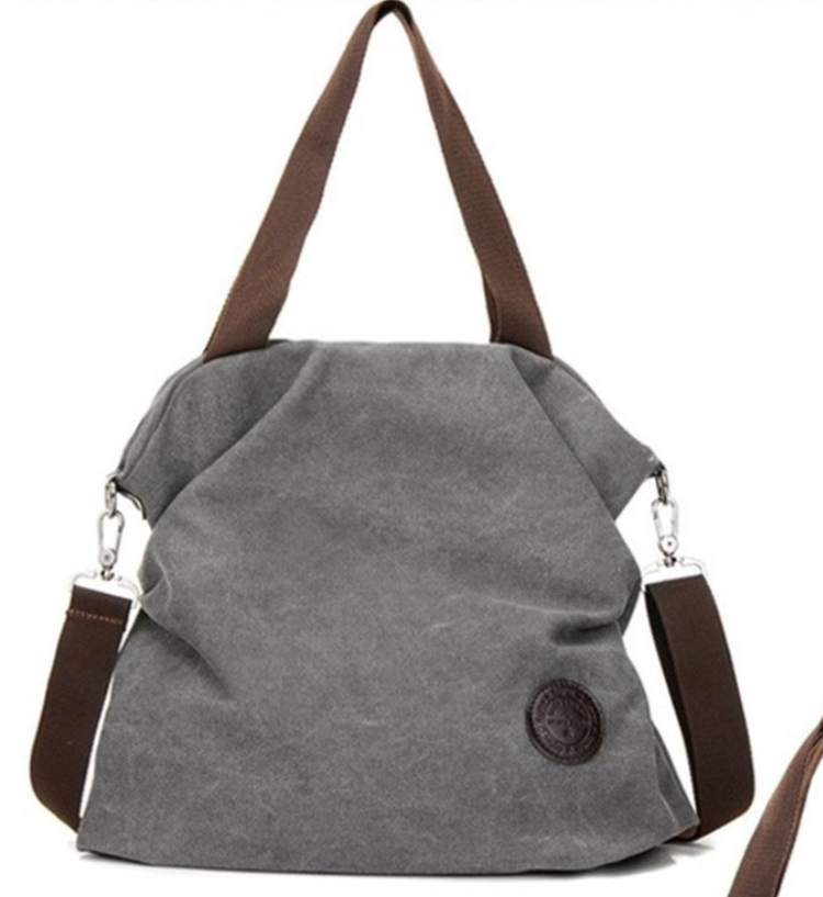 Bolso Multifuncional De Las Mujeres Urbanas De Moda Original Funbu Color Gris