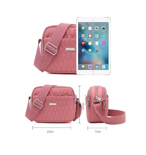 Foto 2 | Bolso Multifuncional Lab.G Rosa Impermeable y Antirrobo para Mujer