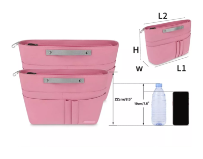 Foto 2 | Organizador de Bolsos para Mujer Rosa