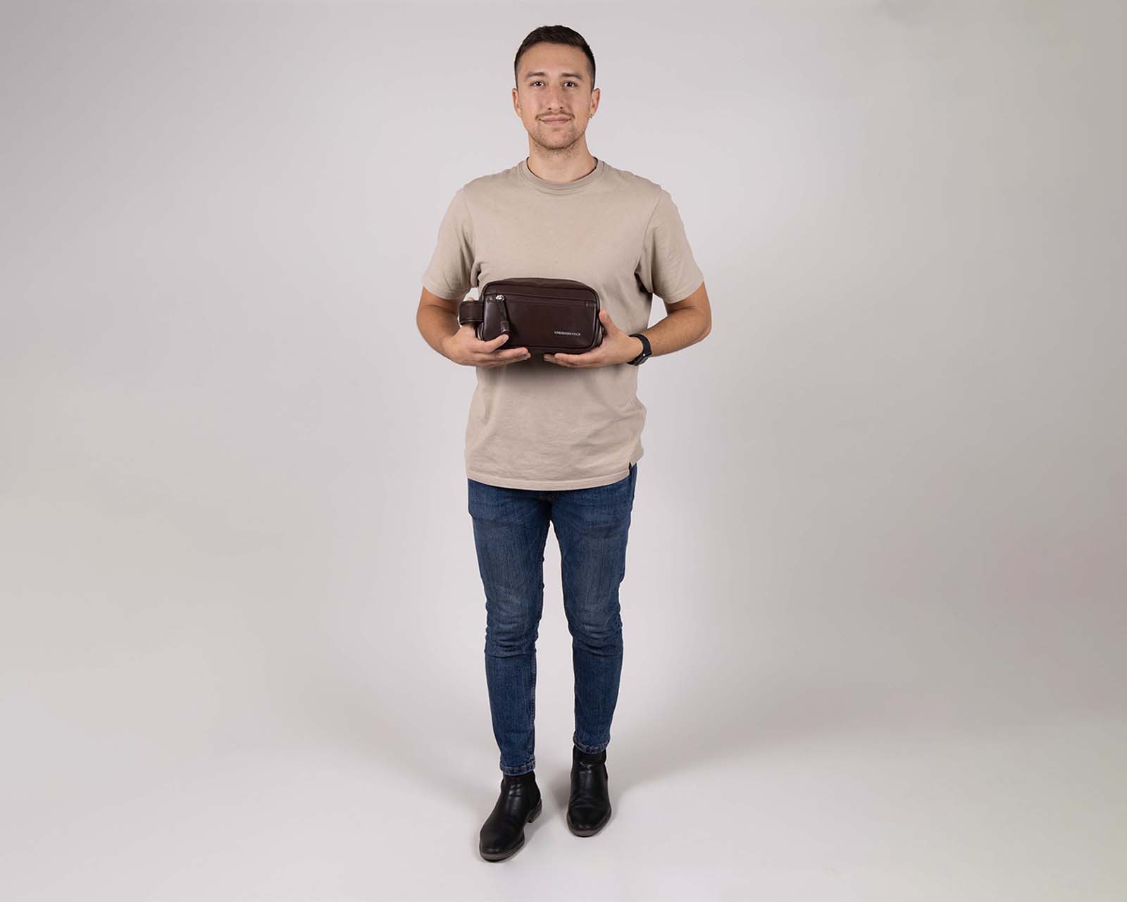 Foto 9 pulgar | Neceser Unitalla Chenson Pro Para Hombre Rolex Café