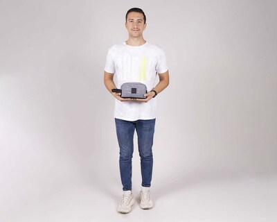 Foto 8 | Neceser Grande 1818 Unisex Hop Gris