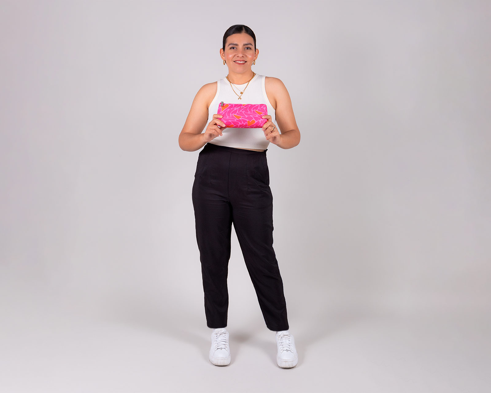 Foto 8 | Cosmetiquera Grande Gorett Para Mujer Sinai Rosa