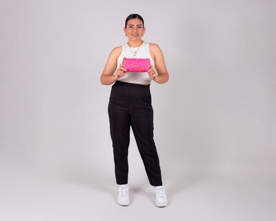 Foto 8 | Cosmetiquera Grande Gorett Para Mujer Sinai Rosa