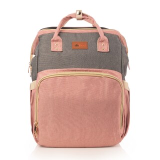 Foto 1 | Mochila Pañalera Debug para Bebé con Cambiador Cuna Rosa