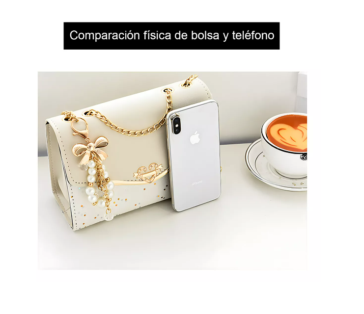 Foto 5 pulgar | Bolso De Mano Para Mujer Crossbody Exquisit Cuadrado Pequeño Wünd