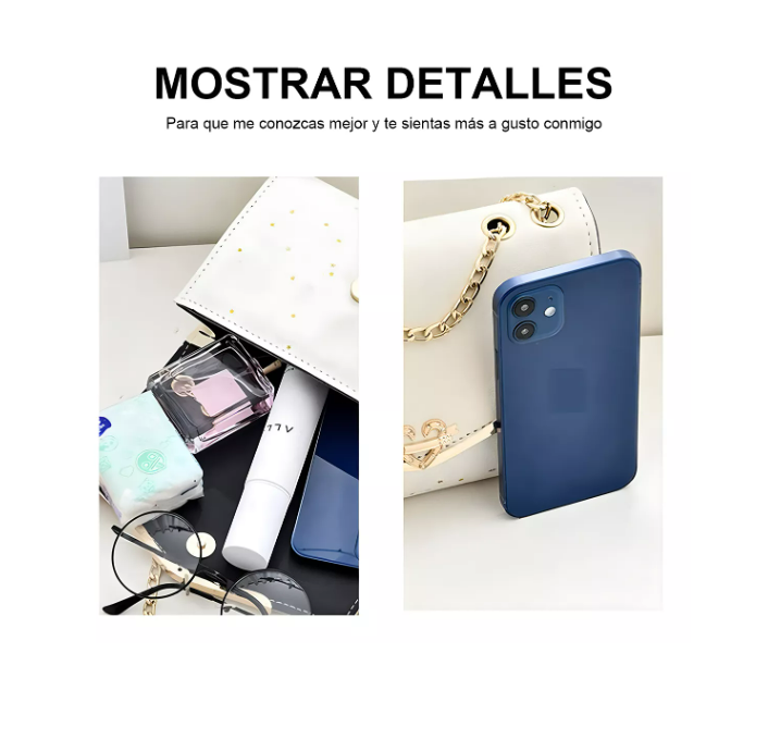 Foto 4 pulgar | Bolso De Mano Para Mujer Crossbody Exquisit Cuadrado Pequeño Wünd