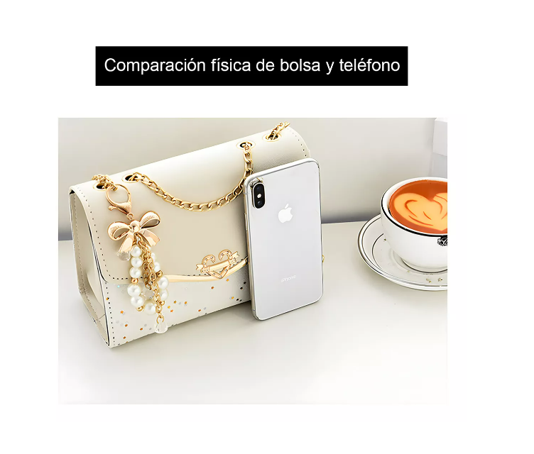 Foto 5 pulgar | Bolso De Mano Para Mujer Crossbody Exquisit Cuadrado Pequeño Wünd